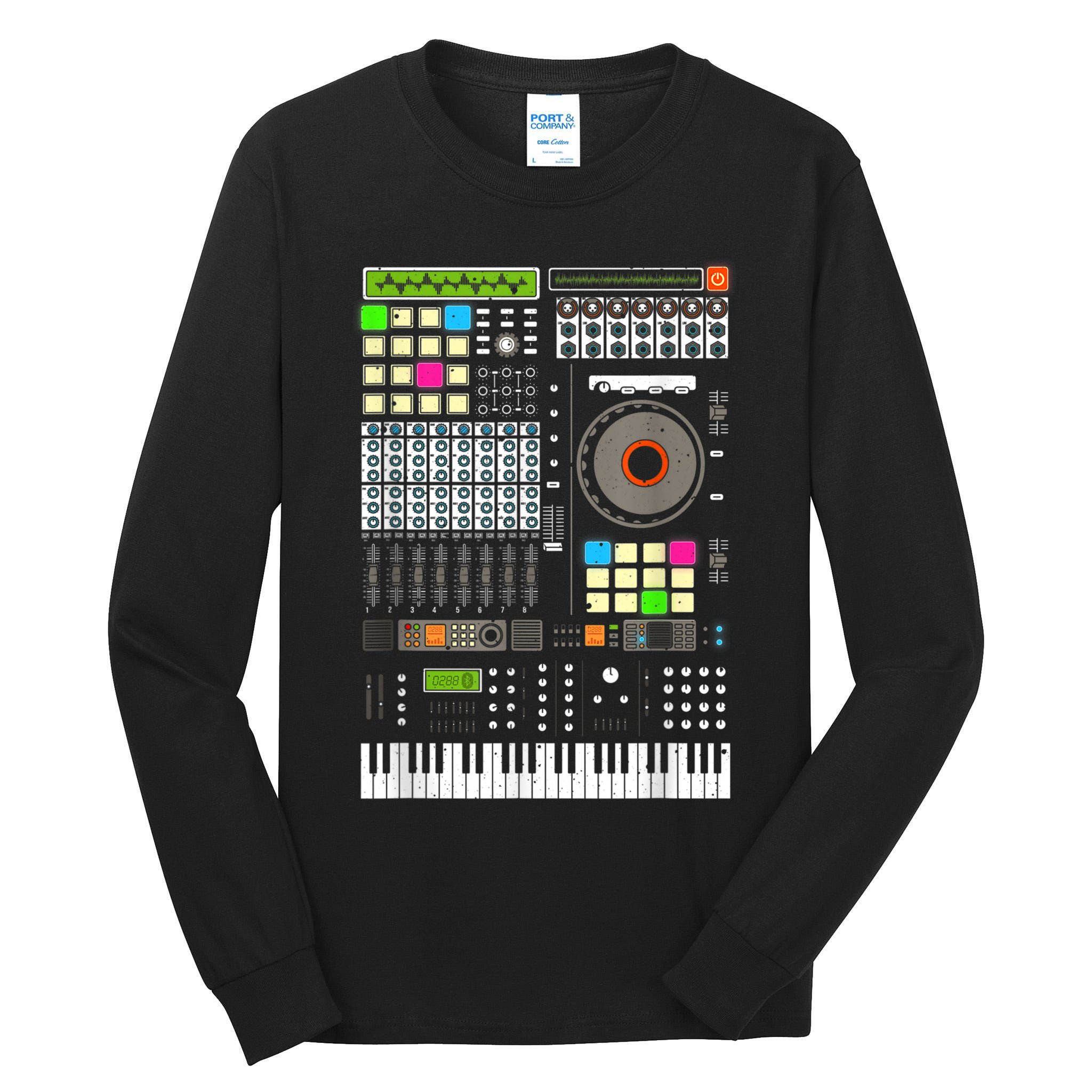 Cool Music Producer Artist For Men Women Beat Makers Tall Long Sleeve T-Shirt