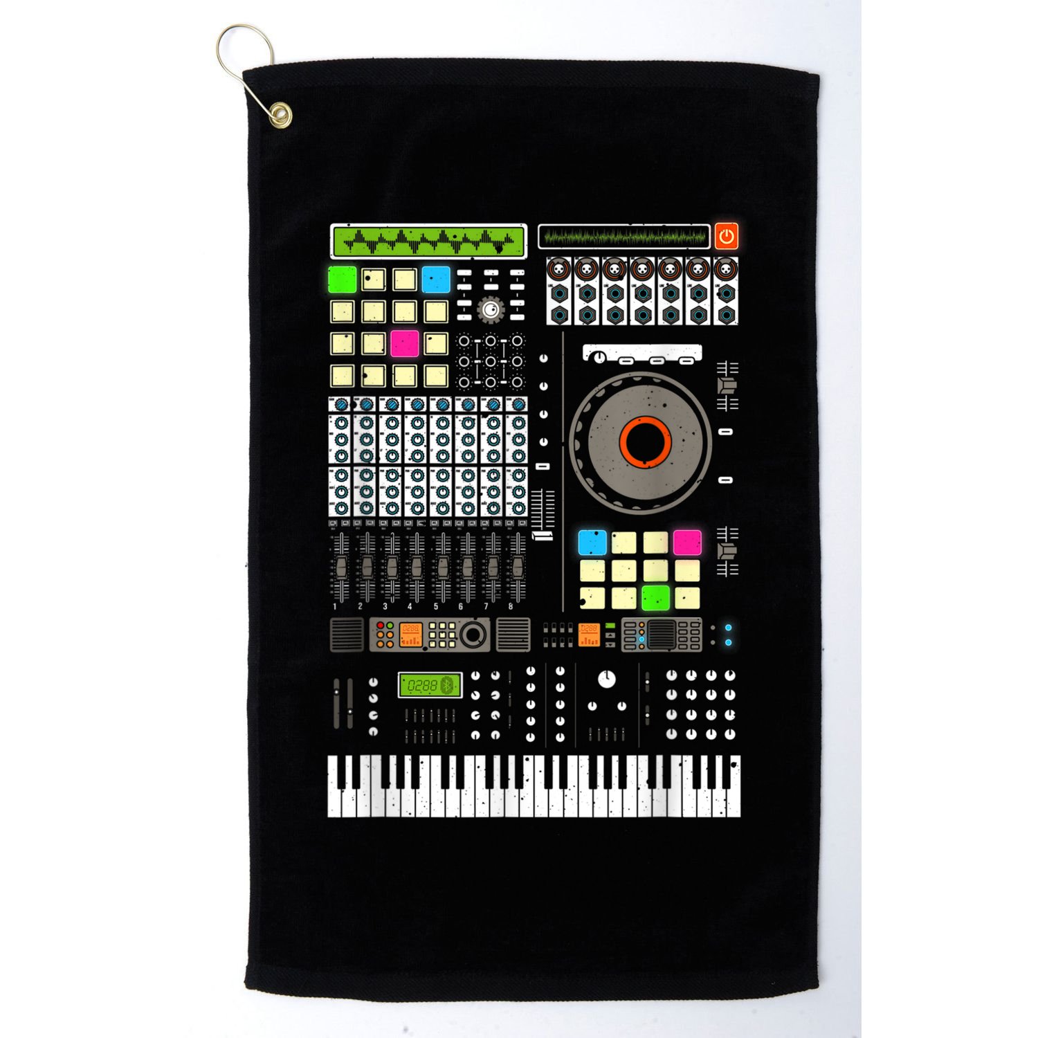Cool Music Producer Artist For Men Women Beat Makers Golf Towel