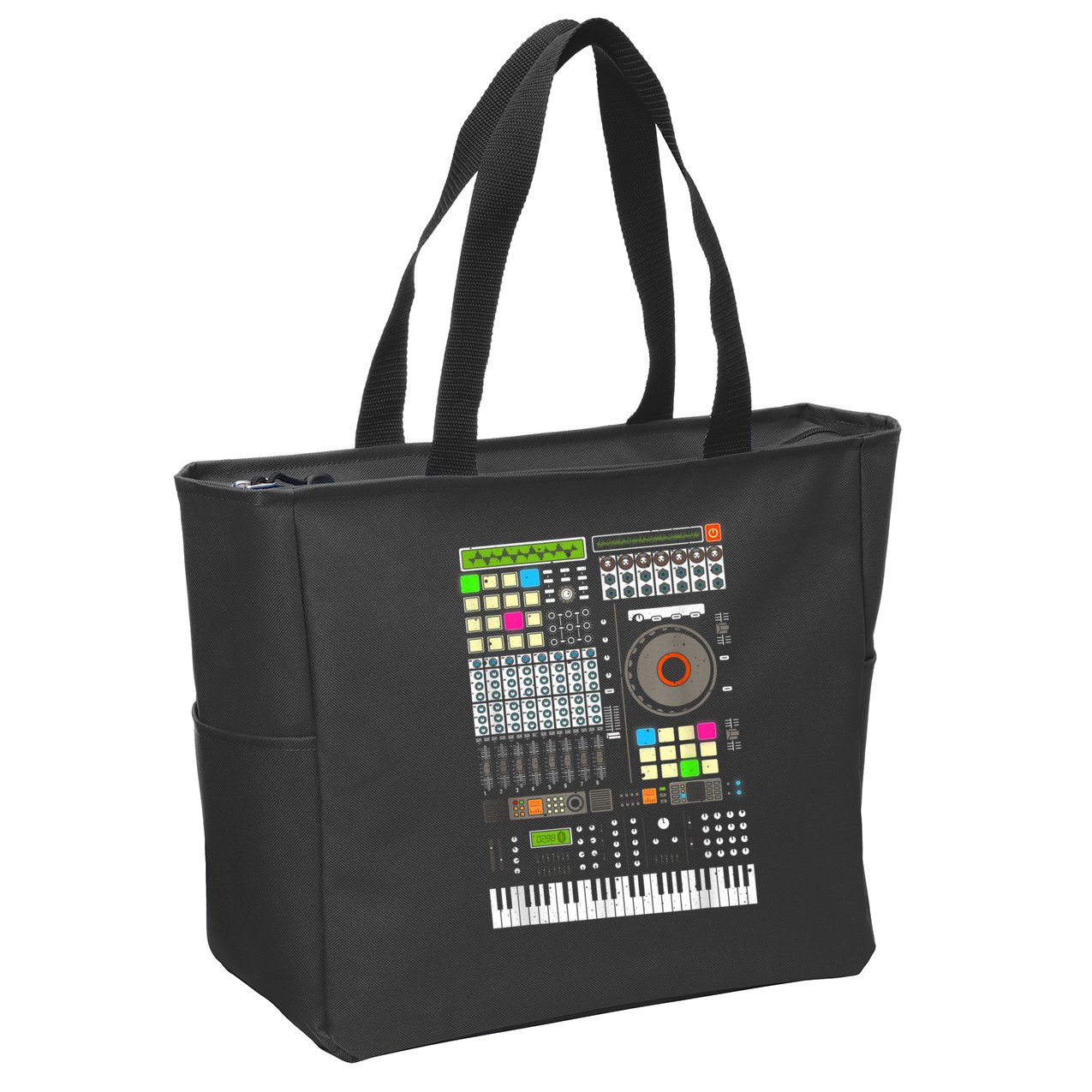 Cool Music Producer Artist For Men Women Beat Makers Zip Tote Bag