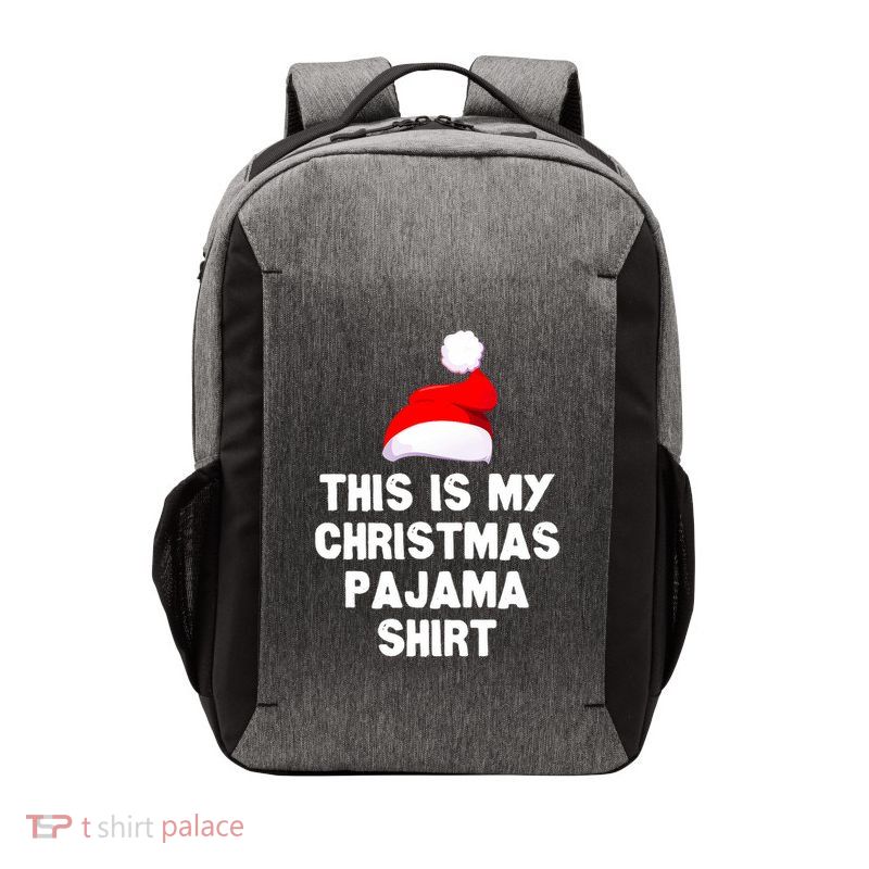 Christmas Morning Pajama Family Outfit Vector Backpack