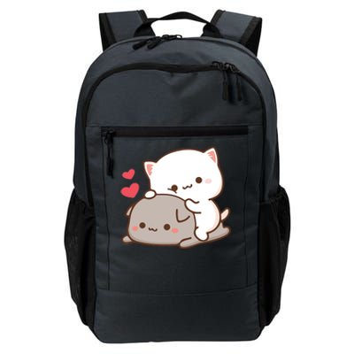 Cute Mochi Peach Cat Daily Commute Backpack