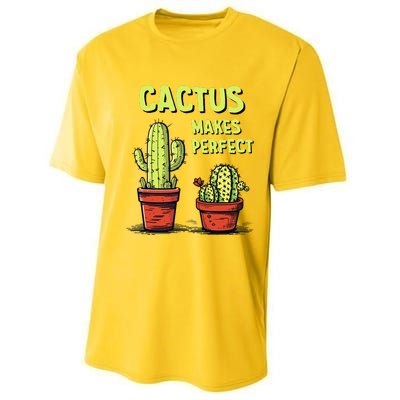 Cactus Makes Perfect For Succulent Performance Sprint T-Shirt