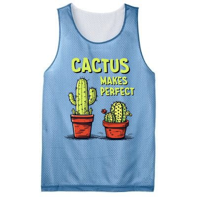 Cactus Makes Perfect For Succulent Mesh Reversible Basketball Jersey Tank