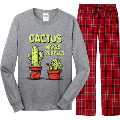 Cactus Makes Perfect For Succulent Long Sleeve Pajama Set