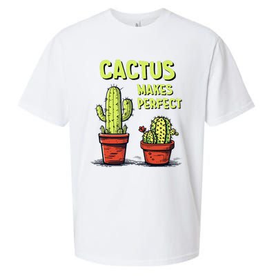 Cactus Makes Perfect For Succulent Sueded Cloud Jersey T-Shirt