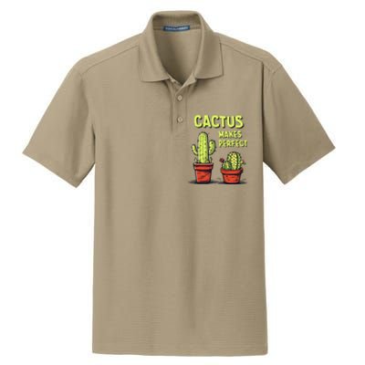 Cactus Makes Perfect For Succulent Dry Zone Grid Polo