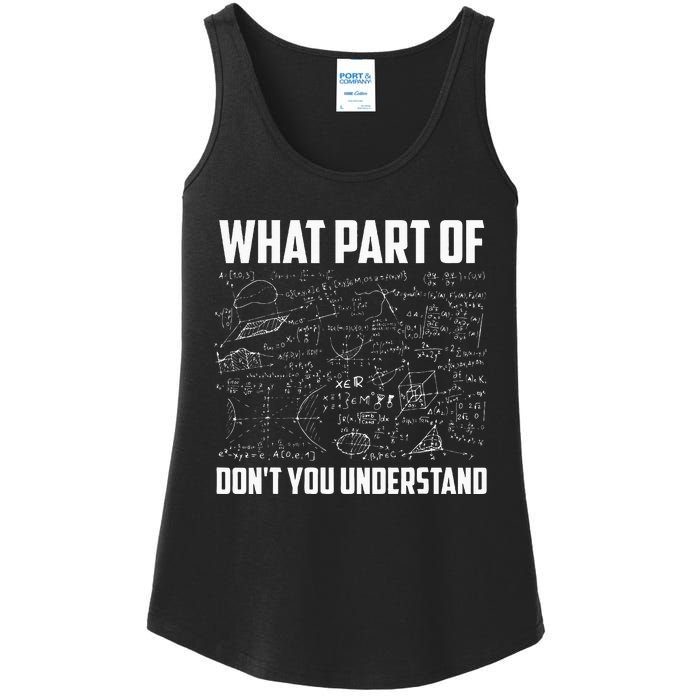 Cool Mathematics Professor Student Engineer Art Unisex Child Mechanical Ladies Essential Tank