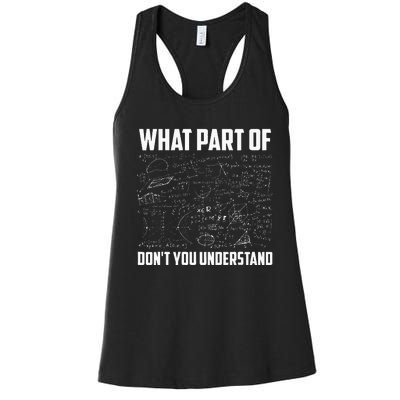 Cool Mathematics Professor Student Engineer Art Unisex Child Mechanical Women's Racerback Tank