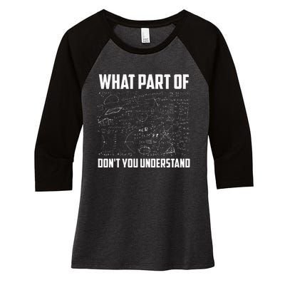 Cool Mathematics Professor Student Engineer Art Unisex Child Mechanical Women's Tri-Blend 3/4-Sleeve Raglan Shirt