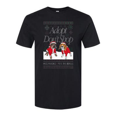 Christmas Miss Peaches & Pete The Beagle Softstyle CVC T-Shirt