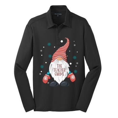 Christmas Matching Pjs For Family Christmas Or Teacher Gnome Meaningful Gift Silk Touch Performance Long Sleeve Polo