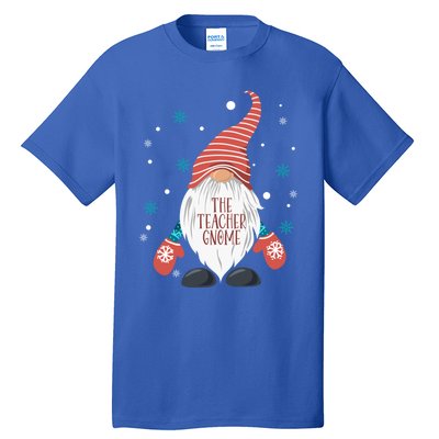 Christmas Matching Pjs For Family Christmas Or Teacher Gnome Meaningful Gift Tall T-Shirt