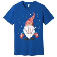 Christmas Matching Pjs For Family Christmas Or Teacher Gnome Meaningful Gift Premium T-Shirt