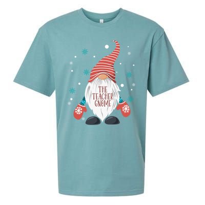 Christmas Matching Pjs For Family Christmas Or Teacher Gnome Meaningful Gift Sueded Cloud Jersey T-Shirt