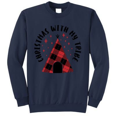 Cute Matching Plaid Family Christmas Tribe Pajamas Funny Gift Meaningful Gift Sweatshirt