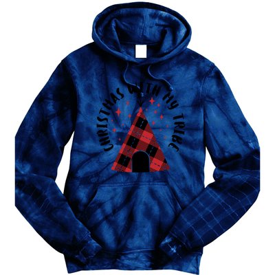 Cute Matching Plaid Family Christmas Tribe Pajamas Funny Gift Meaningful Gift Tie Dye Hoodie