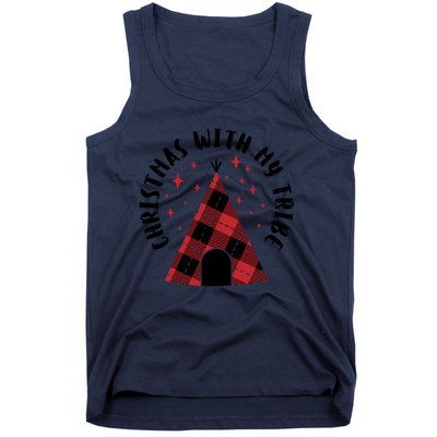 Cute Matching Plaid Family Christmas Tribe Pajamas Funny Gift Meaningful Gift Tank Top