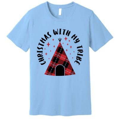 Cute Matching Plaid Family Christmas Tribe Pajamas Funny Gift Meaningful Gift Premium T-Shirt