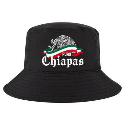 Chiapas Mexico Puro Chiapas Eagle Flag Cool Comfort Performance Bucket Hat