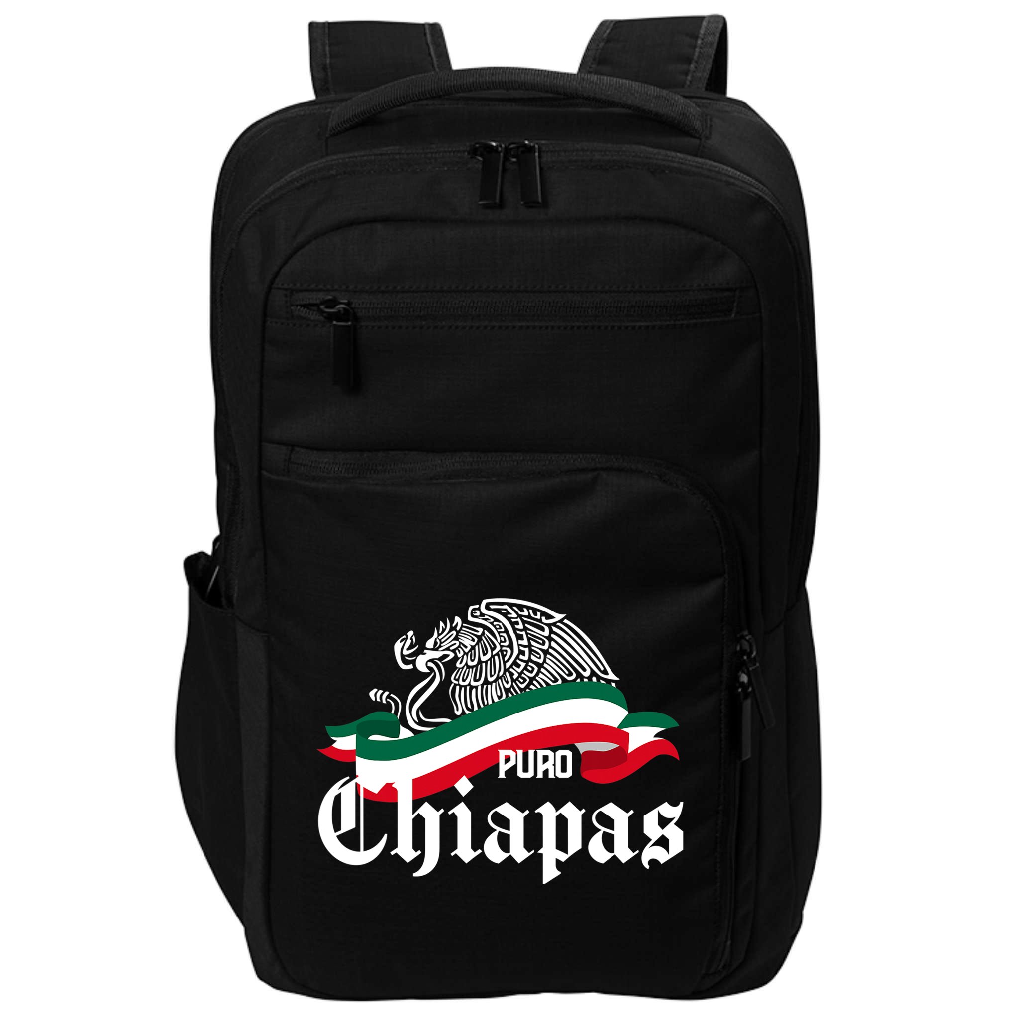 Chiapas Mexico Puro Chiapas Eagle Flag Impact Tech Backpack