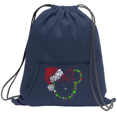 Christmas Minnie Premium Sweatshirt Cinch Pack Bag