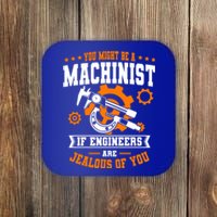 Cnc Machinist Profession Machine Tools Operator Machinery Cool Gift Coaster