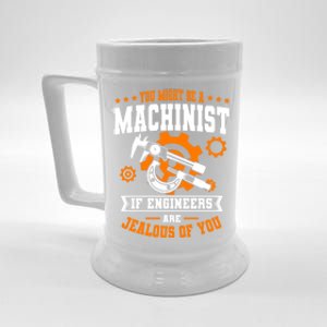 Cnc Machinist Profession Machine Tools Operator Machinery Cool Gift Beer Stein