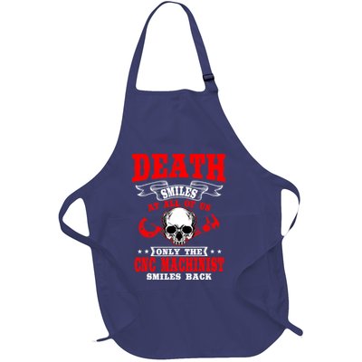 CNC Machinist Profession Machine Tools Operator Machinery Full-Length Apron With Pockets