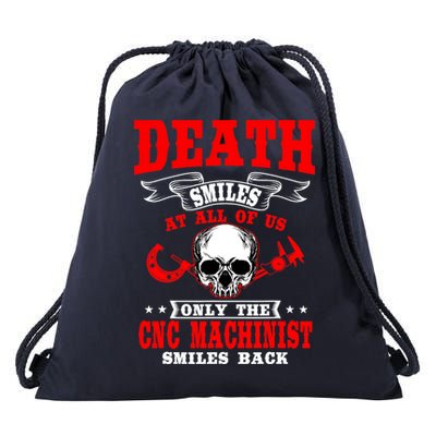 CNC Machinist Profession Machine Tools Operator Machinery Drawstring Bag