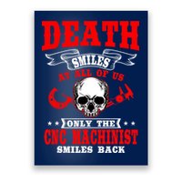 CNC Machinist Profession Machine Tools Operator Machinery Poster