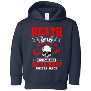 CNC Machinist Profession Machine Tools Operator Machinery Toddler Hoodie