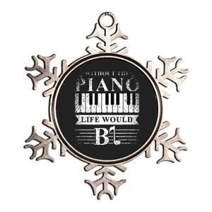 Classical Music Piano Player Gift Piano Metallic Star Ornament