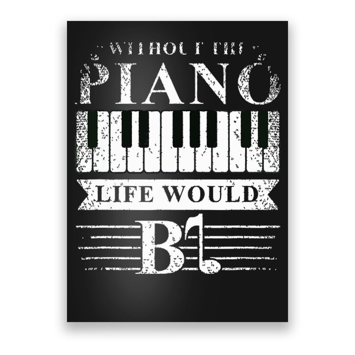 Classical Music Piano Player Gift Piano Poster