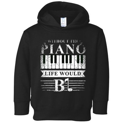 Classical Music Piano Player Gift Piano Toddler Hoodie