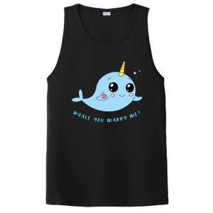 Cute Marriage Proposal Whale You Marry Me? PosiCharge Competitor Tank