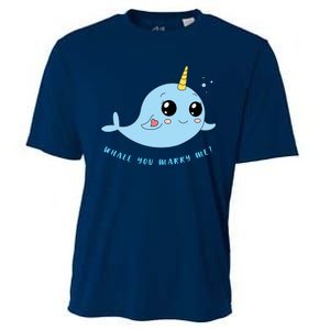 Cute Marriage Proposal Whale You Marry Me? Cooling Performance Crew T-Shirt