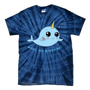 Cute Marriage Proposal Whale You Marry Me? Tie-Dye T-Shirt