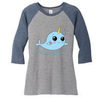 Cute Marriage Proposal Whale You Marry Me? Women's Tri-Blend 3/4-Sleeve Raglan Shirt