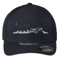 Classical Music Piano Player Gift Music Notes Piano Flexfit Unipanel Trucker Cap