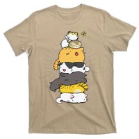 Cats Meowtain Pile Cat Anime Kawaii Kitten Lover Funny Gift T-Shirt