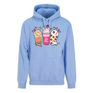 Cat Mom Paw Frappuccino Cute Unisex Surf Hoodie