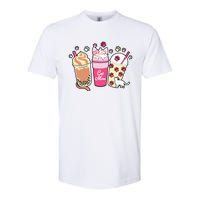 Cat Mom Paw Frappuccino Cute Softstyle CVC T-Shirt