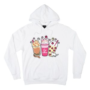 Cat Mom Paw Frappuccino Cute Hoodie