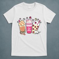 Cat Mom Paw Frappuccino Cute T-Shirt