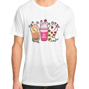 Cat Mom Paw Frappuccino Cute Adult ChromaSoft Performance T-Shirt