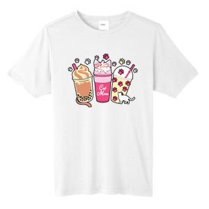 Cat Mom Paw Frappuccino Cute Tall Fusion ChromaSoft Performance T-Shirt