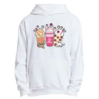 Cat Mom Paw Frappuccino Cute Urban Pullover Hoodie