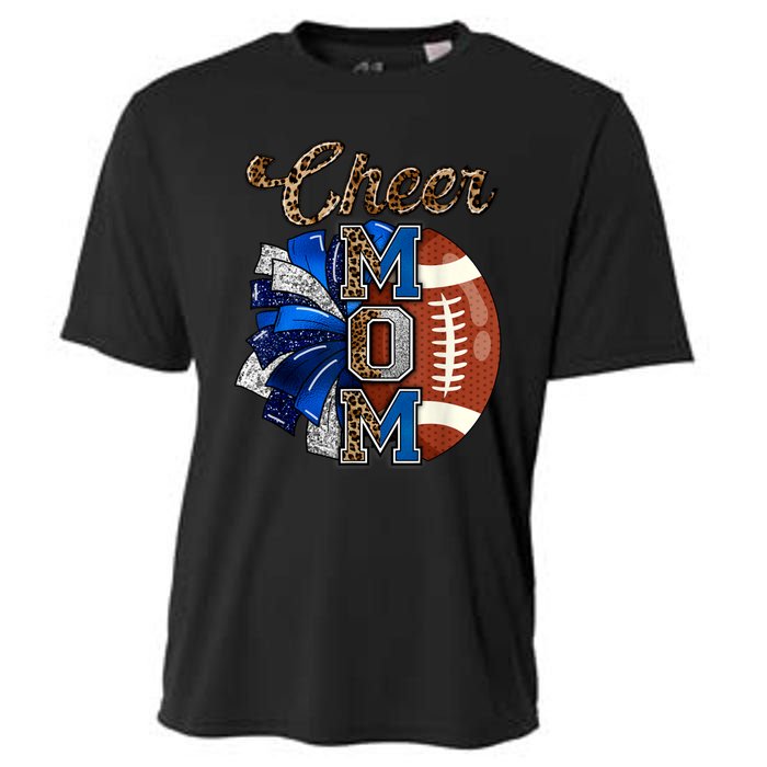 Cheer Mom Pom Pom Football Cooling Performance Crew T-Shirt