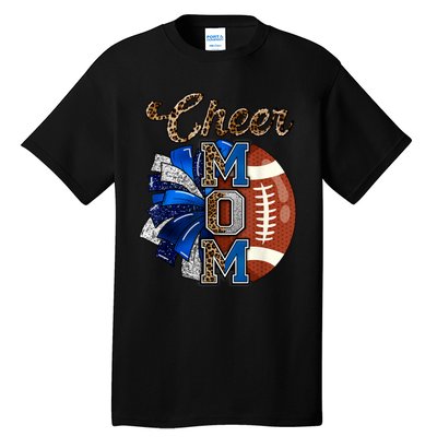 Cheer Mom Pom Pom Football Tall T-Shirt