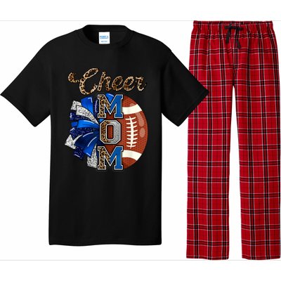 Cheer Mom Pom Pom Football Pajama Set